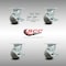 Service Caster 4 Inch SS Thermoplastic Rubber Caster Set with Roller Bearings&Brake/Swivel Lock SCC-SS30S420-TPRRD-TLB-BSL-4 - alternate 4